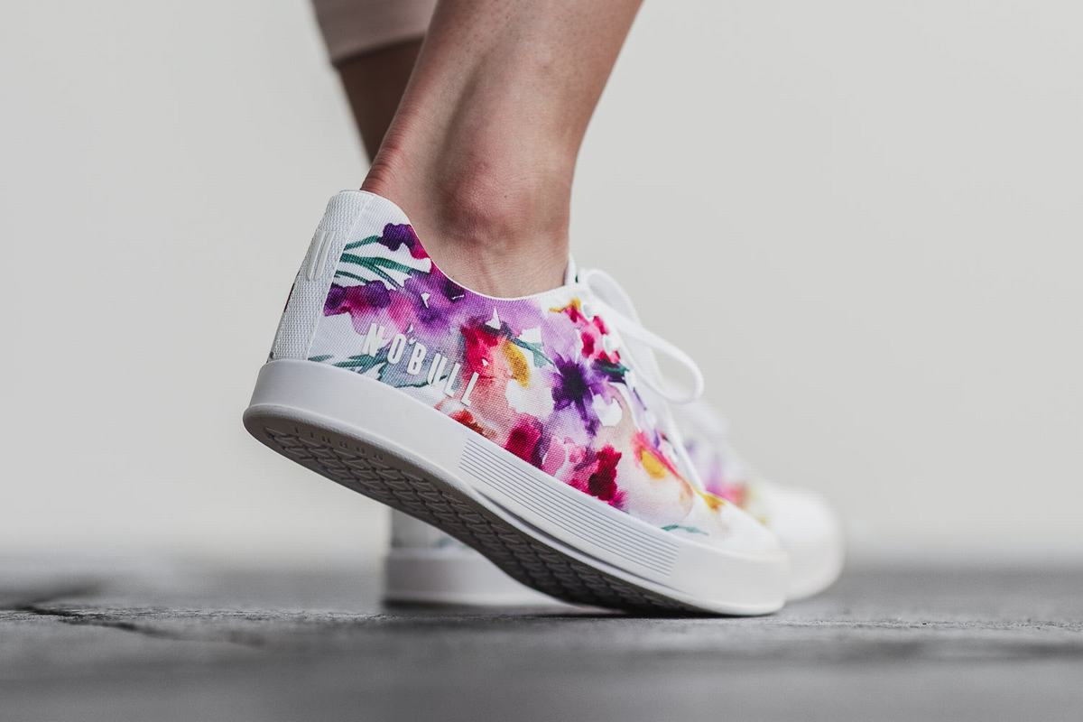 Nobull Canvas Women's Trainers Purple | Australia (AF9378)